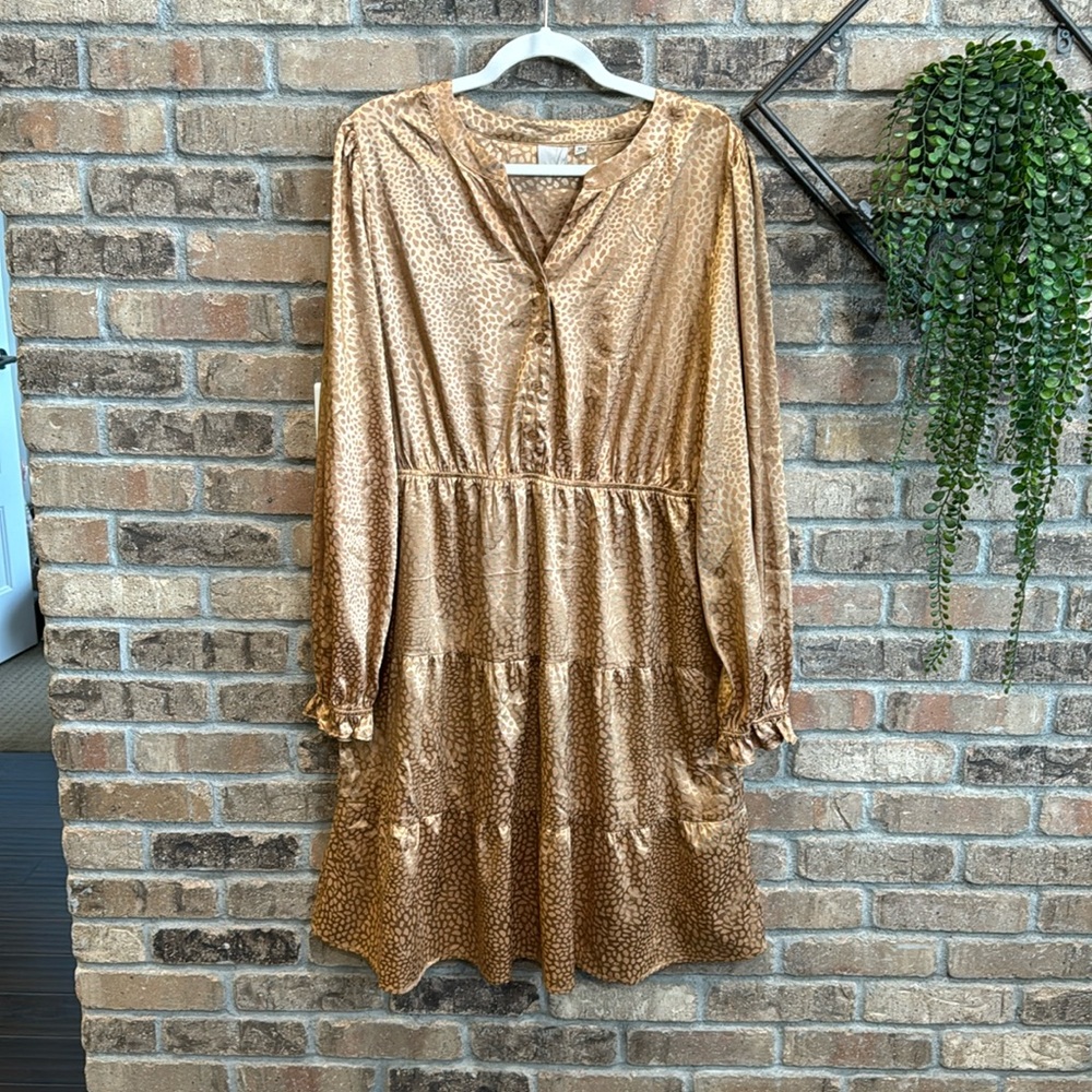 Gold dress